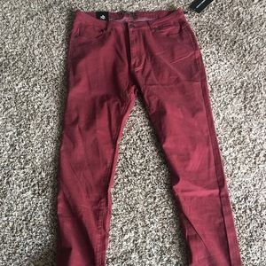 NWT! American Bazi burgundy denim.